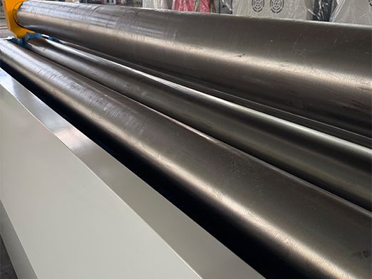 Máquina de rodadura de placa hidráulica W12 con 4 rollos