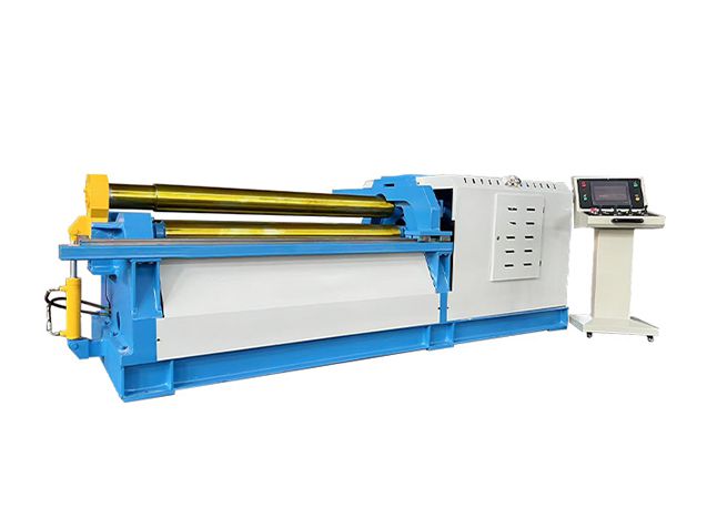 Máquina de rodadura de placa hidráulica W12 con 4 rollos
